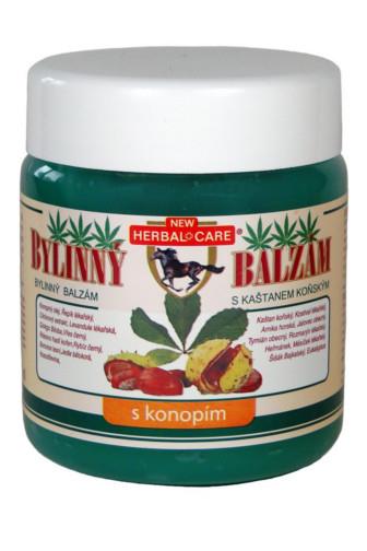 Herbal bylinný balzám kaštan+konopí 500 ml