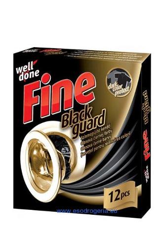 Well Done Fine Black ubrousky na obnovu barvy 12 ks