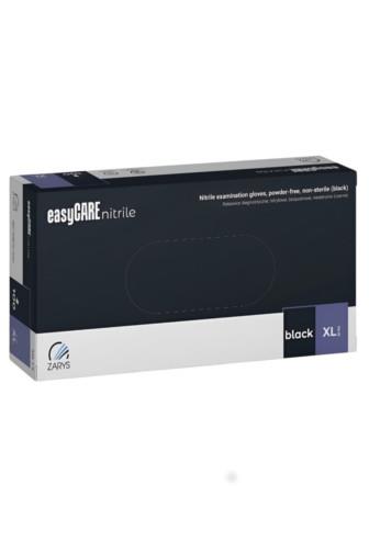 Rukavice Easy Care nitril nepudrované černé XL 100 ks