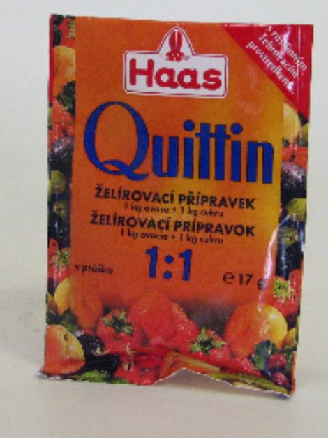 Quittin 1:1 přípravek na 2kg marmelády 17g