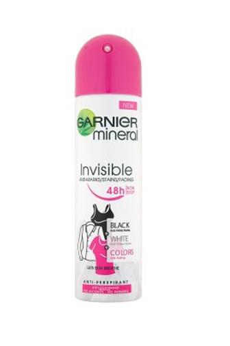 Garnier Mineral Invisible black+white+colors antiperspirant 48h 150 ml