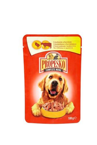 Propesko kapsička s kuřecím a hovězím 100 g