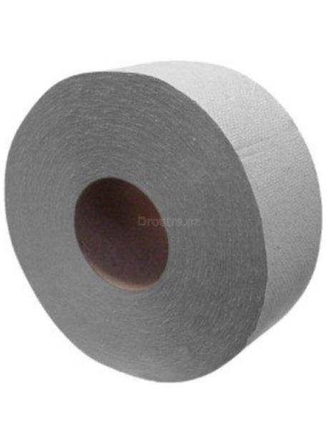 Jumbo toaletní papír 1 vrstvý pr. 19 cm šedý 130 m 6ks