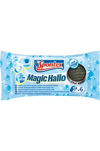 Spontex Magic Hallo drátěnka na nádobí 6 ks