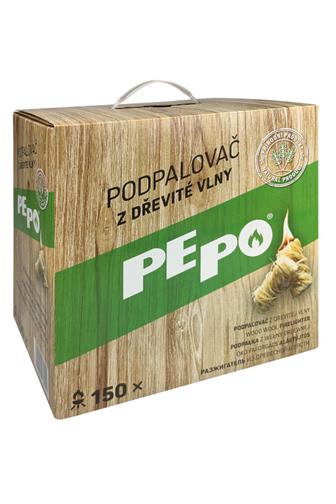 PEPO podpalovač z dřevité vlny 32 ks