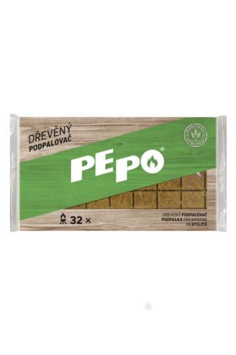 PEPO podpalovač dřevěný 32 podpalů