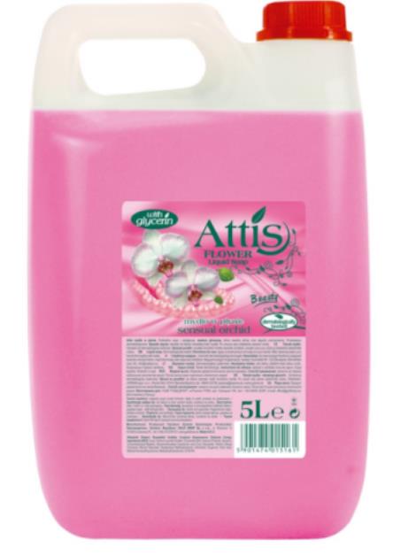 Attis Flower tekuté mýdlo sensual & orchid 5 l