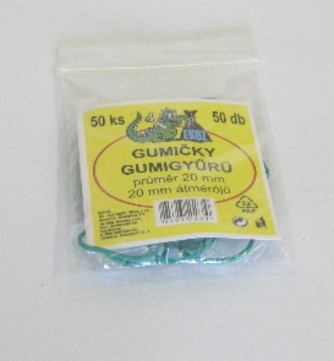 Gumičky prům 2cm (50ks/sáč)