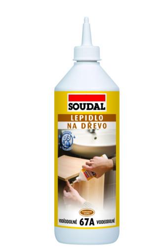 Soudal 67A lepidlo na dřevo vodostálé 750g