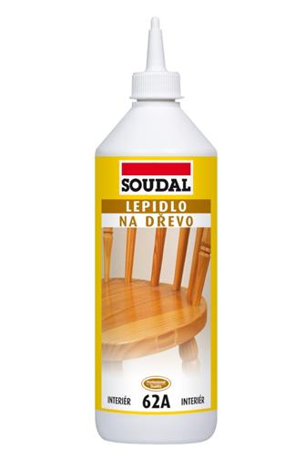 Soudal 62A lepidlo na dřevo bílé 750g