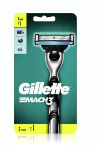 Gillette Mach3 strojek + 2 hlavice