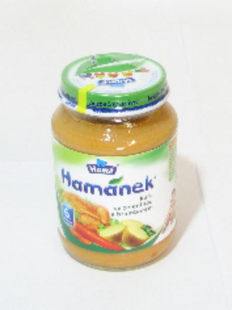 Hamé kuře se zeleninou a bramborové pyré od 6měs.190 g 