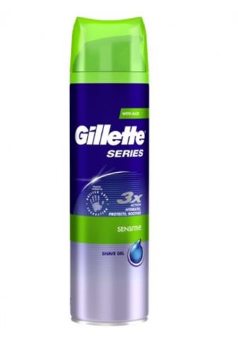 Gillette Series gel na holení Sensitive Aloe 200 ml