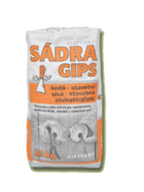Kittfort Sádra stavební šedá 20 kg