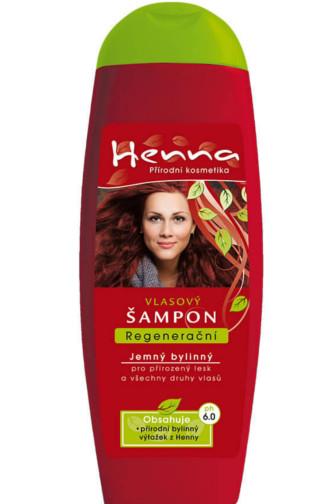 Henna regenerační jemný bylinný šampon 225 ml