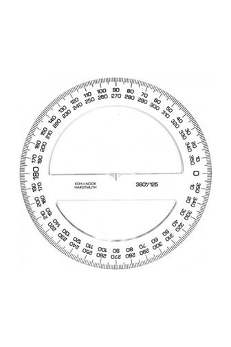 KOH-I-NOOR Úhloměr 360/125