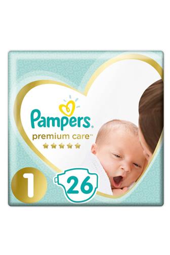 Pampers Premium Care 1 2 -5 kg  26 ks