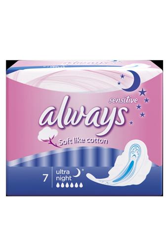 Always Sensitive ultra night 7 ks