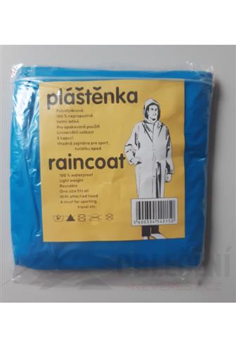 Pláštěnka Uni 100% polyetylén slabá