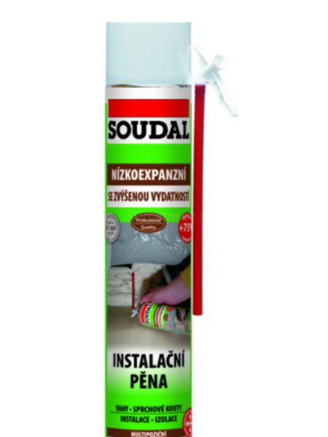 Soudal instalační pěna nízkoexpanzní 500 ml