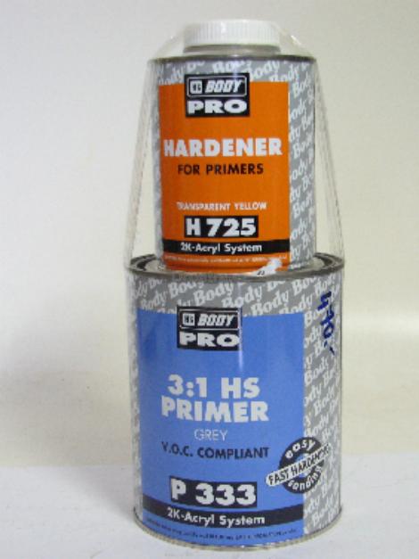 Body P333 plnič HS šedý 3:1 set 1.33l