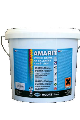 Amarit modrý stínící barva na skleníky a světlíky 1 kg