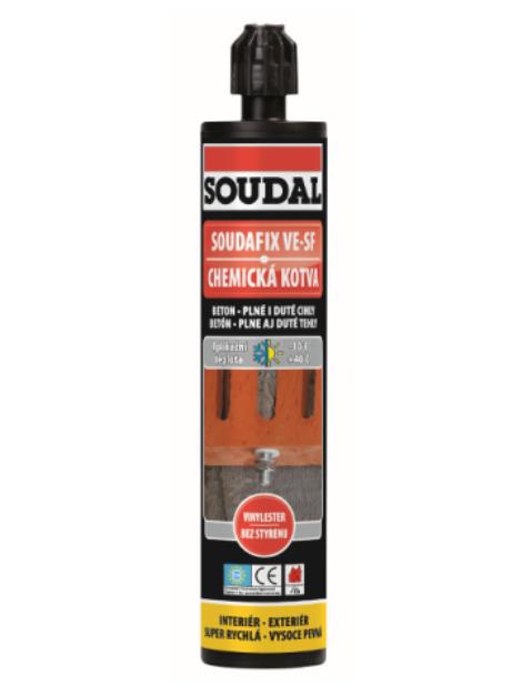 Soudal Soudafix VE-SF (vinylester) chemická kotva 280ml