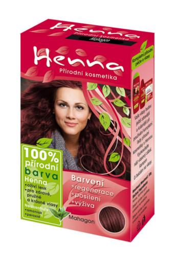 Henna přírodní barva na vlasy mahagon 33g