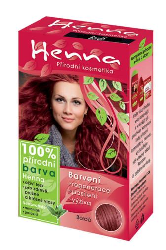 Henna přírodní barva na vlasy bordó 33g