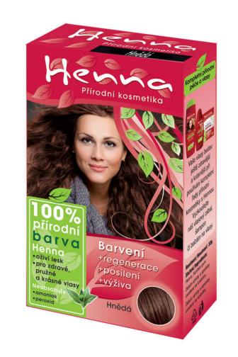 Henna přírodní barva na vlasy hnědá 33g