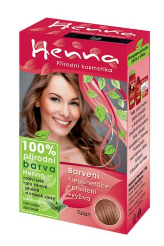 Henna přírodní barva na vlasy tizián  33g