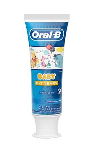 Oral B Kids Winnie the Pooh 0-2let dětská zubní pasta 75 ml
