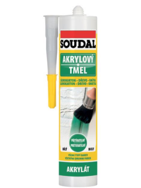 Soudal akrylový tmel šedý 280ml
