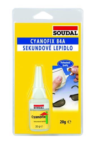 Soudal Cyanofix 84A sekundové lepidlo 20g