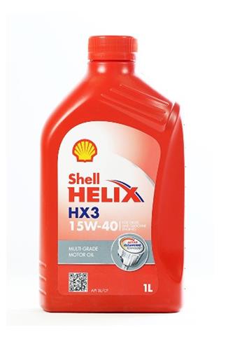 Shell Helix HX3 15W-40 motorový olej 1 l