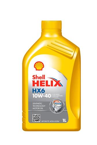 Shell Helix HX6 10W-40 motorový olej 1 l