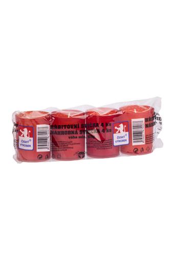 Svíčka hřbitovní náplň 4 x 60 g