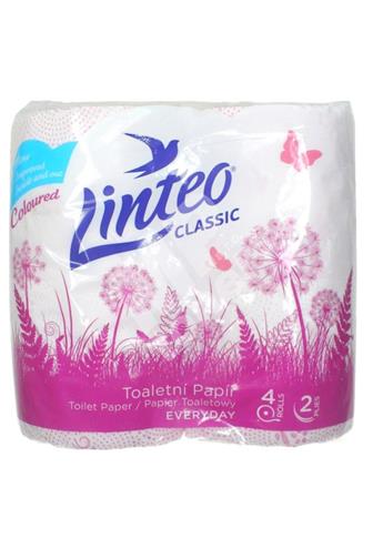 Linteo Classic 2 vrstvý toaletní papír 4 ks
