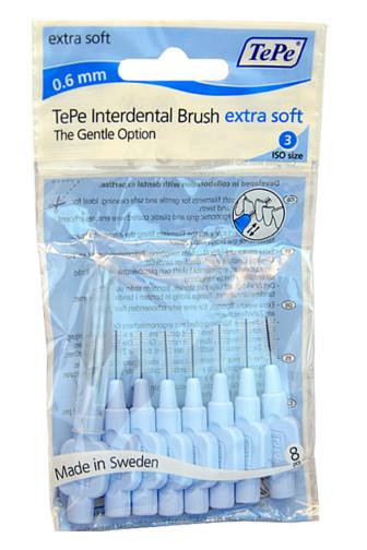 TePe Extra Soft mezizubní kartáček soft 0.6 mm (3) 8 ks