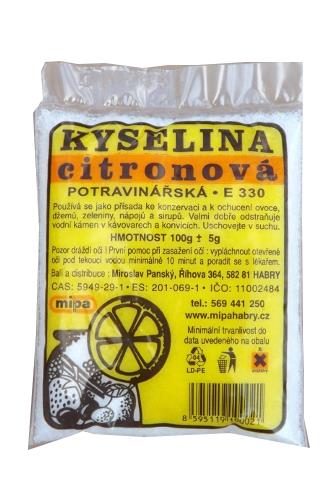 Kyselina citronová potravinářská 100 g