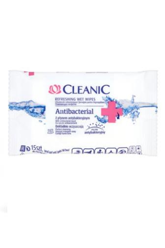Cleanic Antibacterial osvěžující ubrousky 15 ks