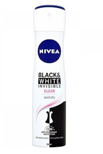 Nivea Black & White Invisible Clear 48h deodorant 150 ml