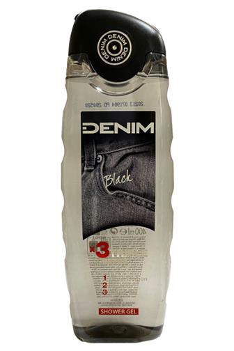 Denim 3v1 Black Triple Detox sprchový gel 400 ml