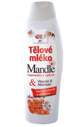 Bione Cosmetics BIO Tělové mléko Mandle & Vitamín E 500 ml