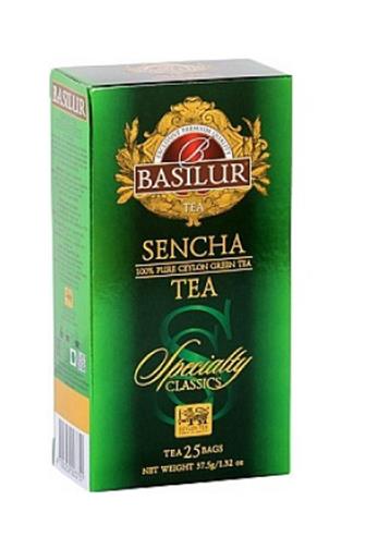 Basilur Sencha Green Specialty zelený čaj 25 x 1.5 g