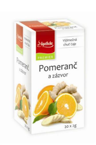 Apotheke Natur pomeranč a zázvor 20 x 2.5 g