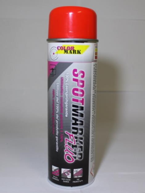 ColorMark Sportmarker Fluo značkovací aerosol červená 500 ml