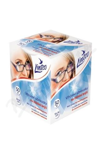 Linteo Ubrousky na brýle vlhčené 50 ks