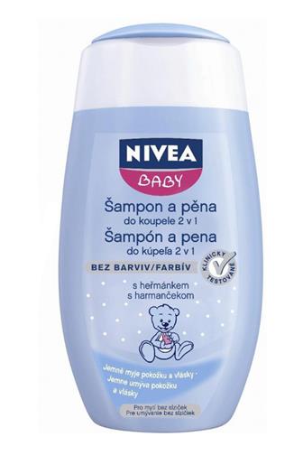Nivea Baby šampon a pěna 2v1 200 ml