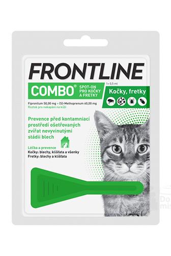 Frontline Spot-On Combo kočka antiparazitní 0.5ml